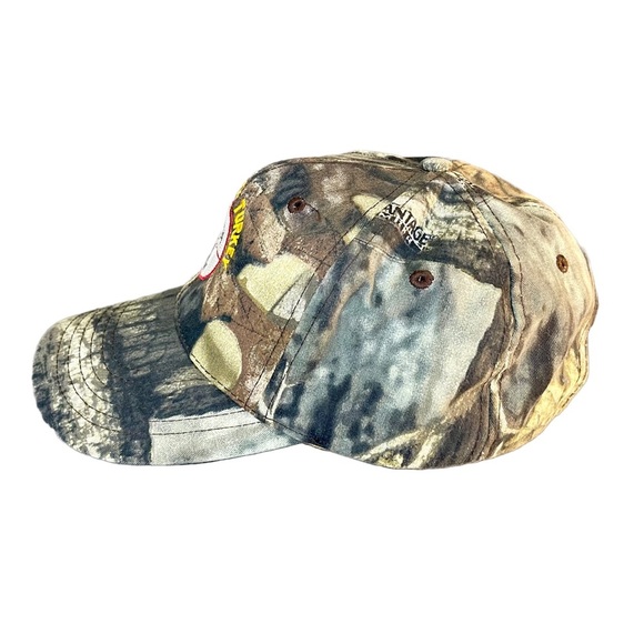 Recipe For Turkey Site Turkey Hunter Camouflage Heavy Canvas Snapback Cap OSFM - Picture 2 of 6